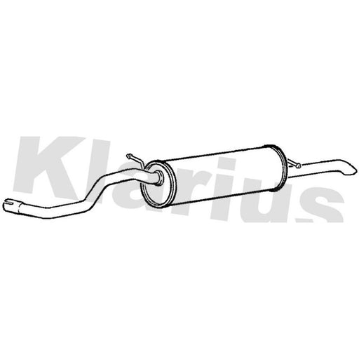 Klarius Box With Tail Pipe Rear SK31W