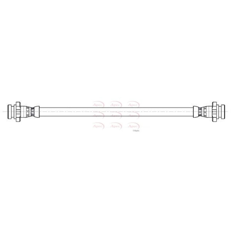 Apec Brake Hydraulic Hose Line Rear HOS4483