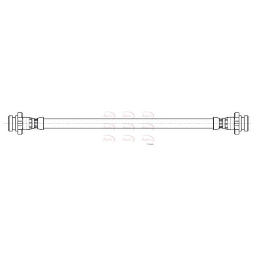 Apec Brake Hydraulic Hose Line Rear HOS4483