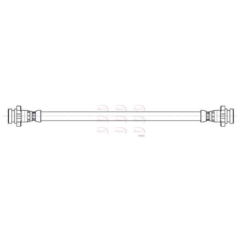 Apec Brake Hydraulic Hose Line Rear HOS4483
