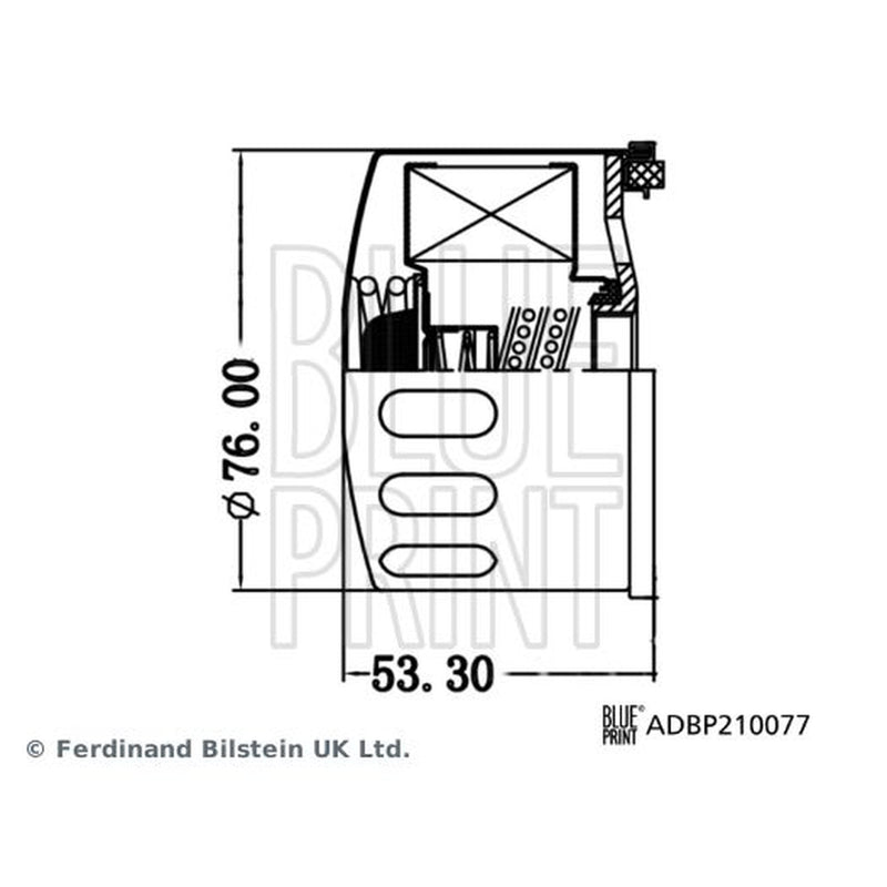 Blue Print Engine Oil Filter ADBP210077