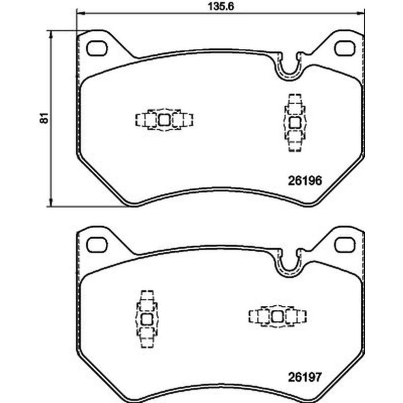 DON Front Brake Pad Set PCP1751