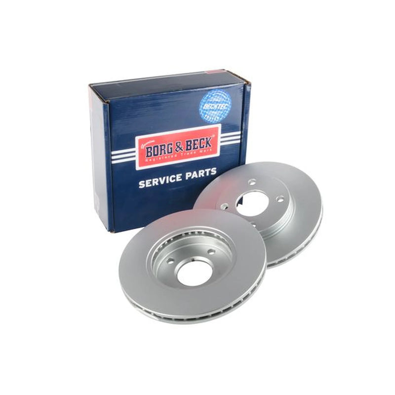 Borg & Beck 2 x Vented Front Brake Discs BBD4120