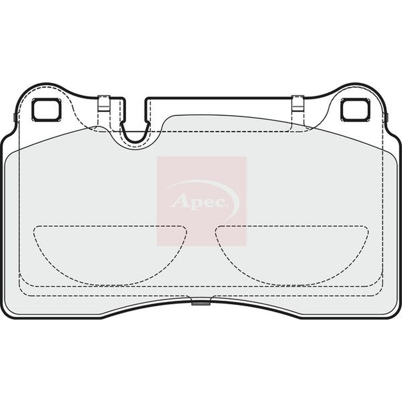 Apec Front Brake Pad Set PAD1891
