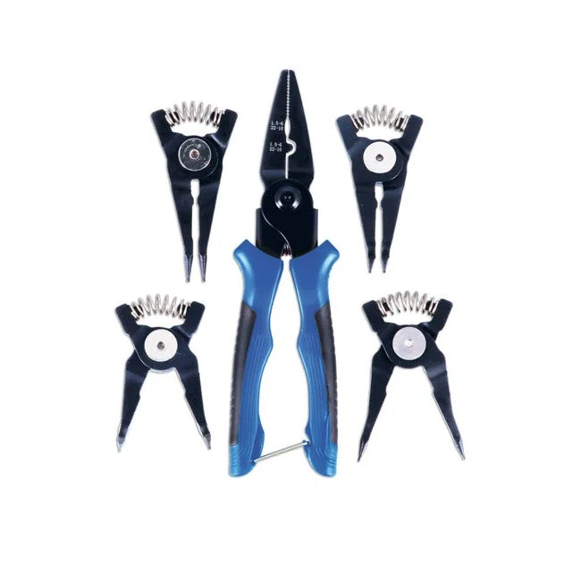 Laser Tools Interchangeable Circlip Plier & Crimper Set 5-in-1 - PL