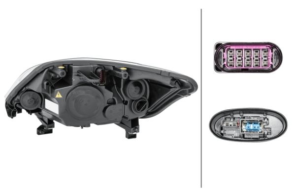 Hella Headlight Headlamp W5W Right