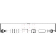 Apec Brake Hydraulic Hose Line Front HOS4154