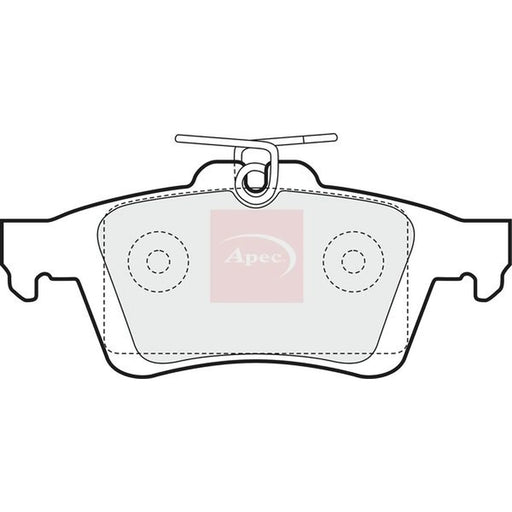 Apec Rear Brake Pad Set PAD1444