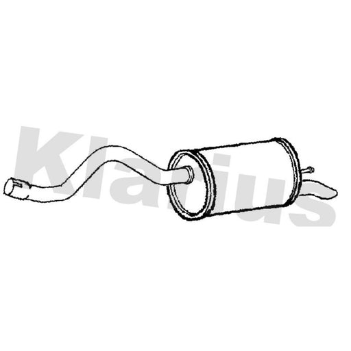 Klarius Box With Tail Pipe Rear RN975T