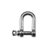 Faithfull D-Shackle Zinc Plated 6mm (Pack 4) - FAICHDS60