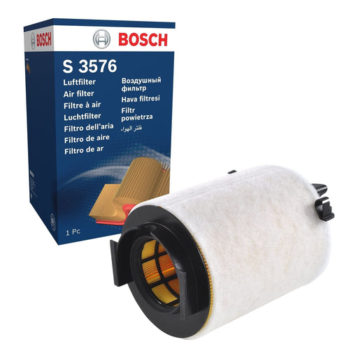 Genuine Bosch Car Air Filter S3576 Fits Audi A3 Sportback - 1.6 - 04-13 14574335 Bosch  - Town Parts