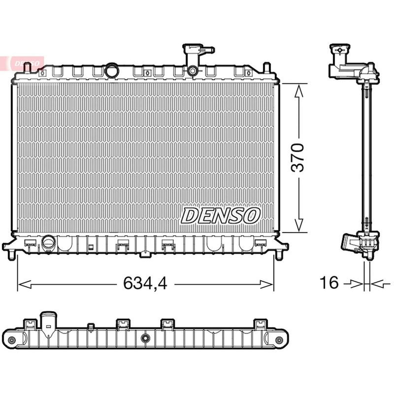 Denso Engine Radiator DRM43009
