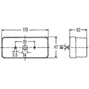 Hella Direction Indicator Light Right Front 2BE 002 582-031