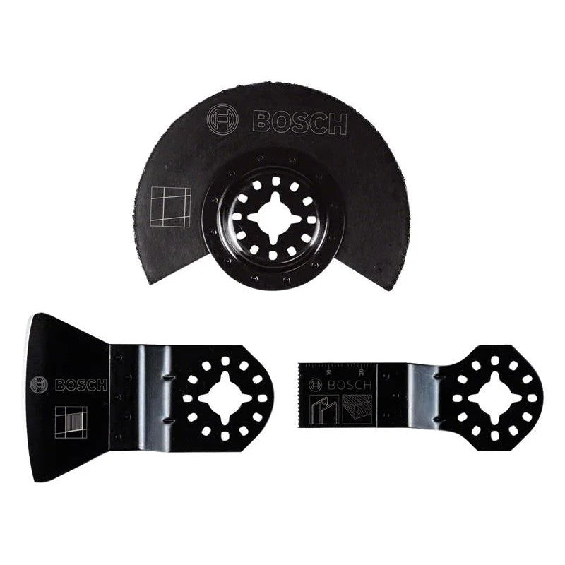 Bosch Powertool Accessories Basic Tile Set for Multi-tools, 3 Piece - 2608662342