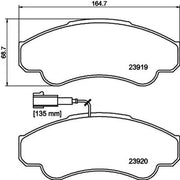 DON Front Brake Pad Set PCP1666