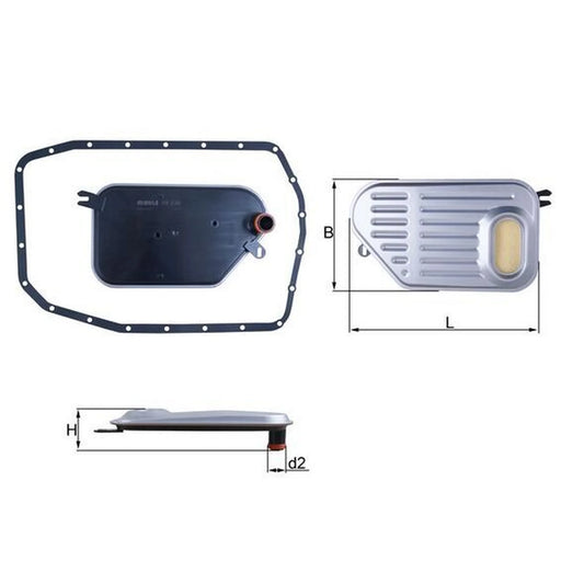 Mahle Automatic Transmission Hydraulic Filter HX 239D