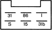 Hella 5WG 002 450-297 Relay, wipe/wash interval
