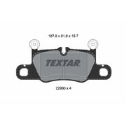Textar Rear Brake Pad Set 2299001