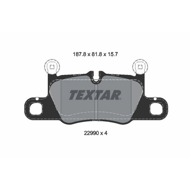 Textar Rear Brake Pad Set 2299001