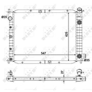 NRF Engine Radiator 56028