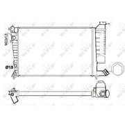NRF Engine Radiator 54716