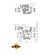 NRF Thermostat,Coolant 725038