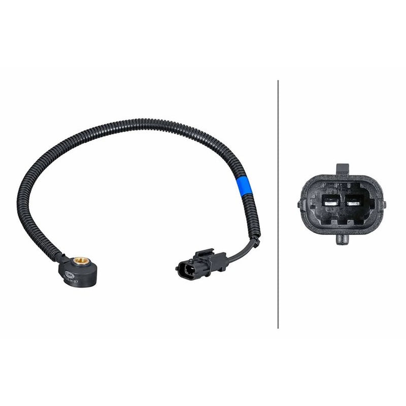 Hella Engine Knock Sensor Left 6PG 013 114-871