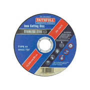 Faithfull Inox Cutting Disc 115 x 1.2 x 22.23mm - FAI11512INOX