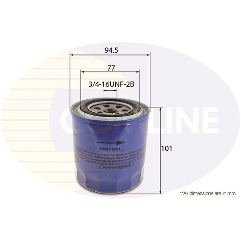 Comline Engine Oil Filter CNS11251
