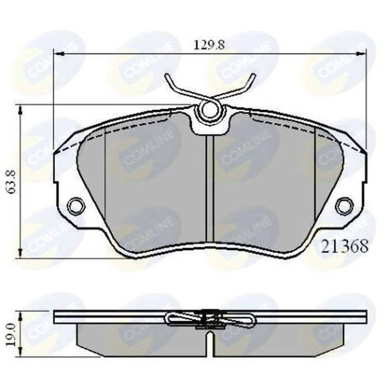 Comline Front Brake Pad Set CBP0493
