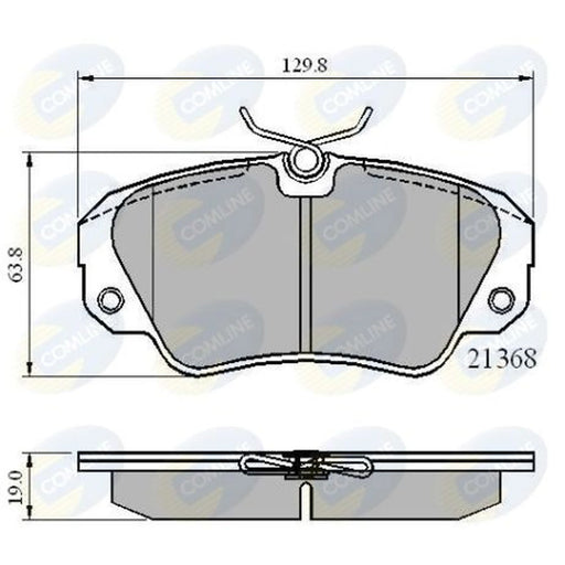 Comline Front Brake Pad Set CBP0493
