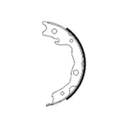 Textar Parking Brake Shoe Set 91068200
