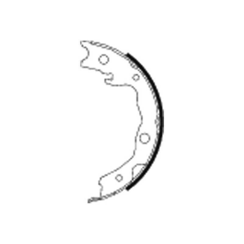 Mintex Parking Brake Shoe Set MFR601