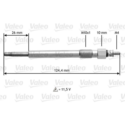 Valeo Diesel Engine Glow Plug 345162