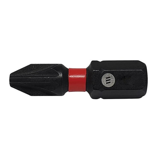 ForgeFix ForgeFast Pozidriv Compatible Impact Bit PZ2 x 25mm (Box 10)