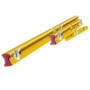 Stabila R-Type 300 Spirit Level Set, 3 Piece (61 & 122 + Torpedo) - 20025