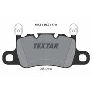 Textar Rear Brake Pad Set 2551205