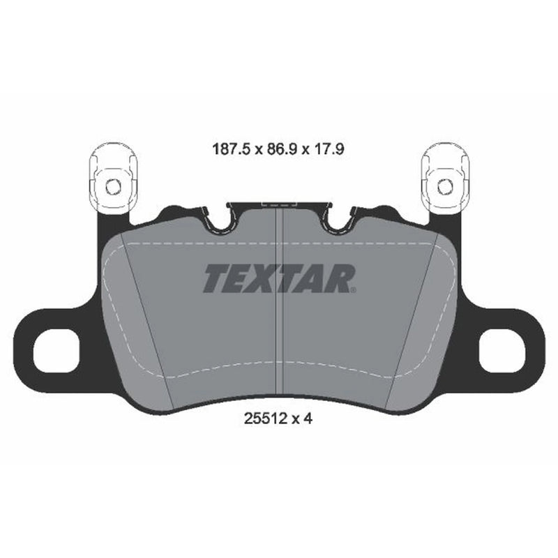 Textar Rear Brake Pad Set 2551205