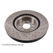 Blue Print 2 x Perforated/Vented Front Brake Discs ADH243131