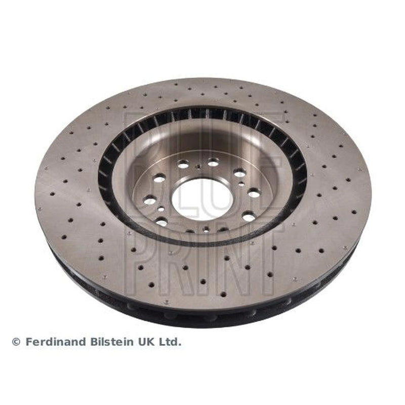 Blue Print 2 x Perforated/Vented Front Brake Discs ADH243131
