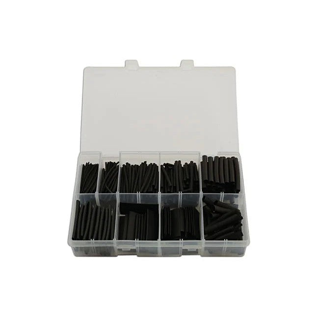 Connect Assorted Black Heat Shrink, 50mm Lengths 350pc - CPL