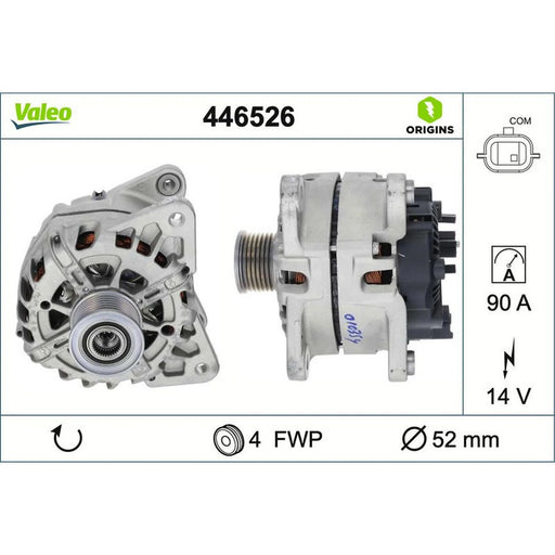 Valeo Car Alternator 12V 446526