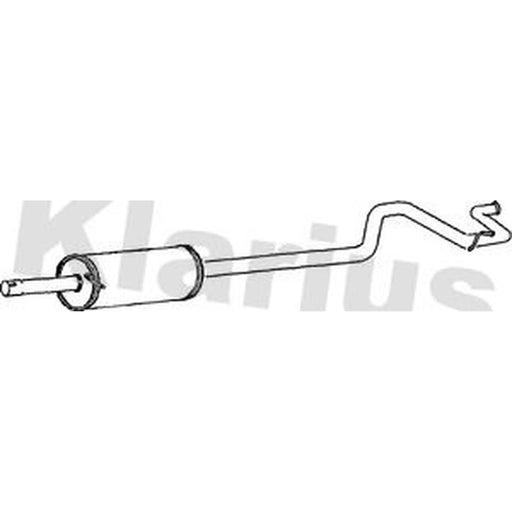 Klarius Box With Tail Pipe Rear FE659P