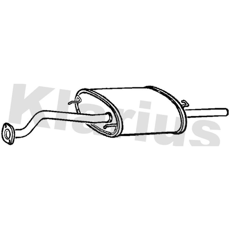Klarius Box With Tail Pipe Rear RR185X