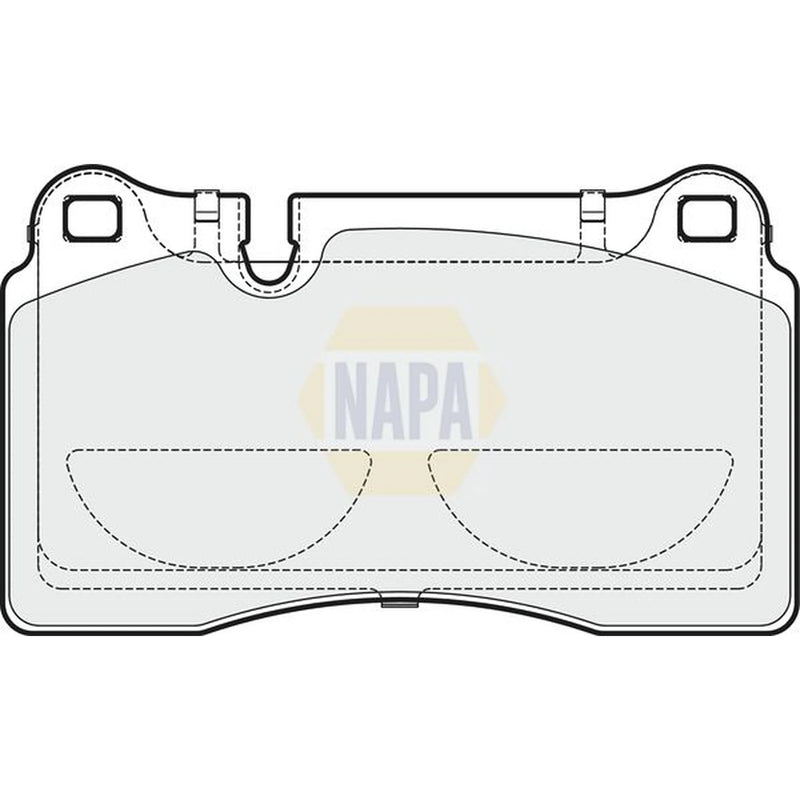 NAPA Front Brake Pad Set NBP1607