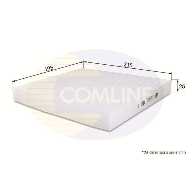 Comline Cabin Air Filter (Pollen Filter) EKF188