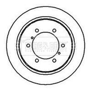 Borg & Beck 2 x Rear Brake Discs BBD5118