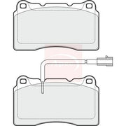Apec Front Brake Pad Set PAD1747