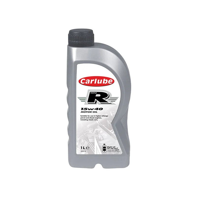 Carlube Triple R 15W-40 High Mileage Oil 1 litre - XRH001