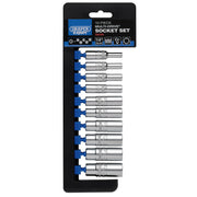 Draper Expert Multi-Drive® Deep Socket Set 1/4" Sq. Dr. (10 Piece)